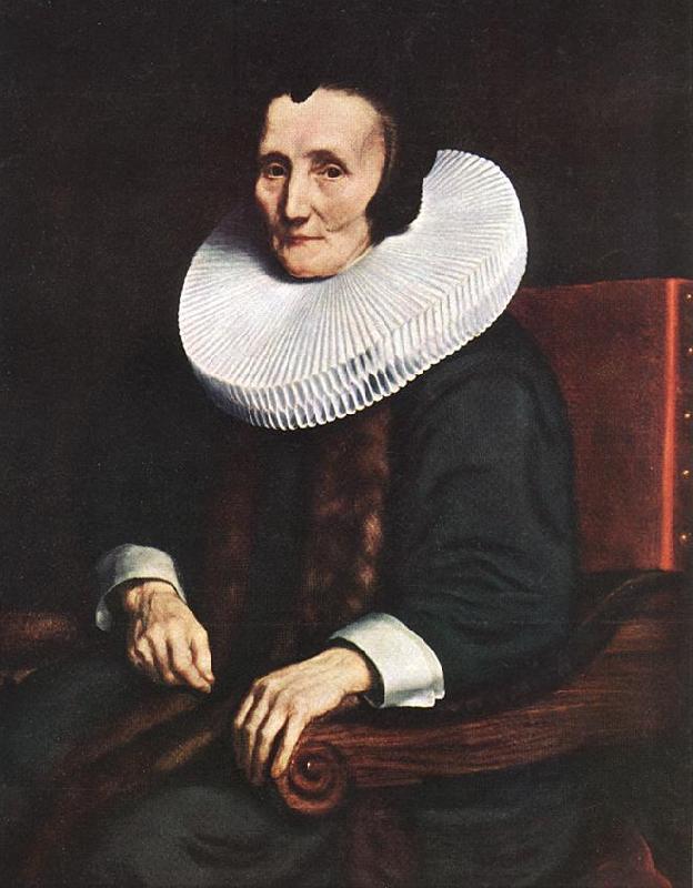 MAES, Nicolaes Portrait of Margaretha de Geer, Wife of Jacob Trip